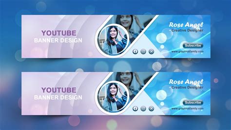 youtube banner template.